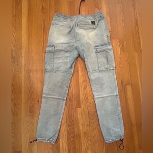 PacSun Light Blue Cargo Joggers